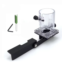 AT21-For 65Mm Trimming Machine Aluminum 2 In 1 Slotted Bracket Invisibility Fasteners For Wardrobe Cupboard Panel Punch Locator