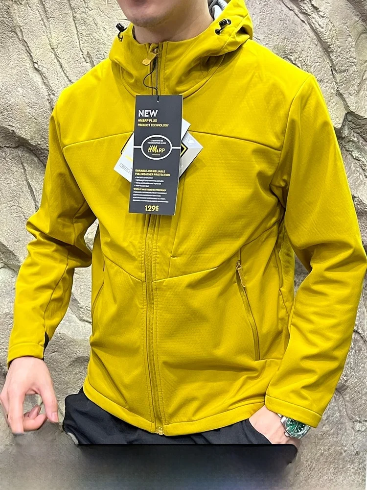 

Outdoor Softell Jaet Пара Sle с капюшоном Технология Ткань Осенний сезон Водонепроницаемая подставка из полиэфирного волокна подходит для бизнеса...