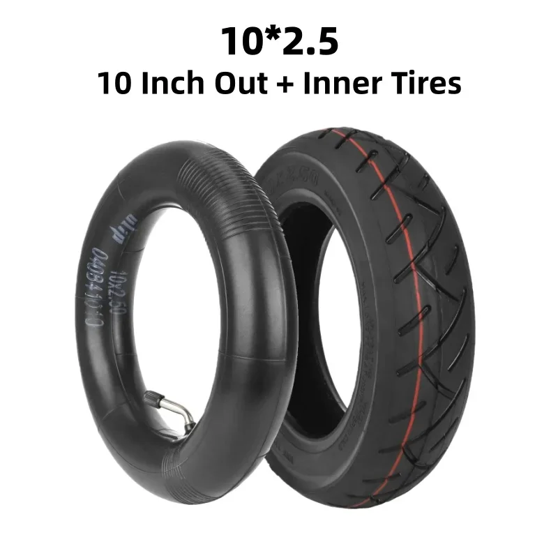 

10*2.5 Inner Tube and Outer Tire Set for 10 Inch Electric Scooter Tyre Replacement Mountain Bikes Part 10x2.5 Kick Scooter Tires