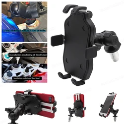 Motorcycle Phone Camera Holder Navigation Grips Bracket Adjustable for Yamaha R1 R6 BMW-S1000RR Honda F5 CBR650F