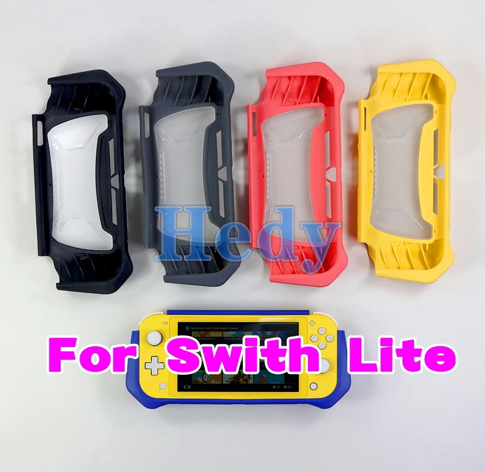 10 Uds funda para Nintendo Switch Lite TPU + cubierta protectora de PC para Switch Lite carcasa con tapa de película de vidrio antiarañazos