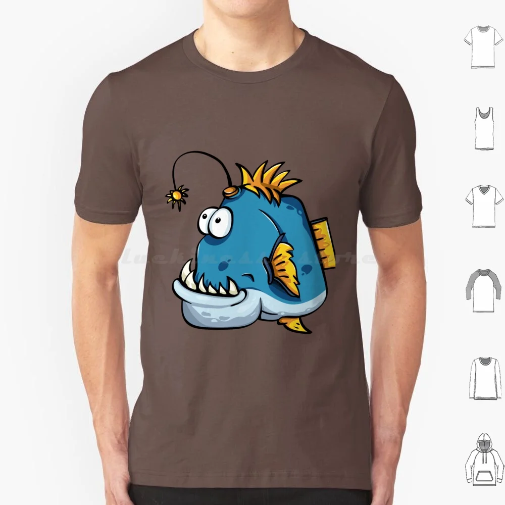 Anglerfish T Shirt 6xl Cotton Cool Tee Outer Wilds Space Outer Wilds Nomai Game Video Game Dark Bramble Solar System Quantum