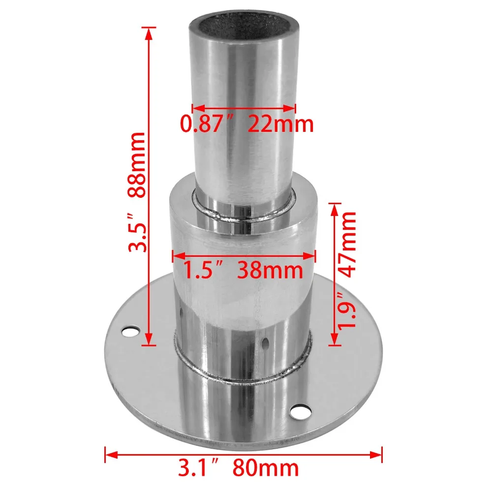 

Стальная труба-переходник для выхлопной системы из нержавеющей стали 316, 22 мм, для морского отопителя, с дренажной заглушкой для трубок 24 мм