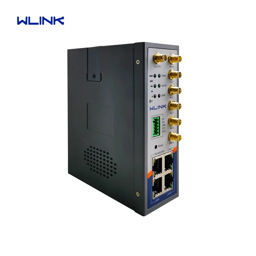 High-speed Industrial 5G Router with 802.11n/ac WiFi and 802.3af/at PoE Supported for Industrial 4.0
