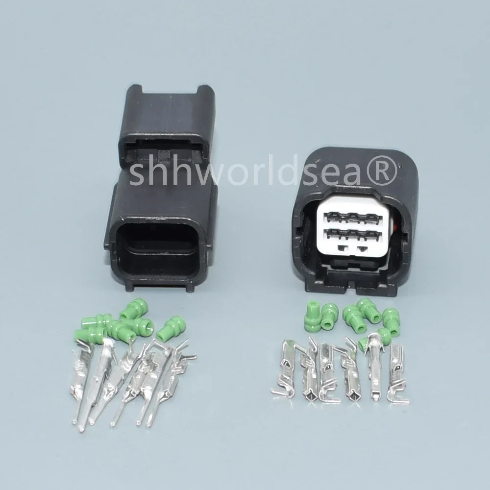 shhworldsea 6 Pin 7282-2764-30 7283-2764-30 Car Rear Bar Electric Eye Reversing Radar Wiring Plug 0.6 Series AutoWire Connector