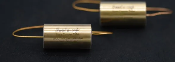 

2pcs/lot German original FUAT A-CAP 630V tube amplifier coupling copper tube copper foil audio capacitor Free shipping