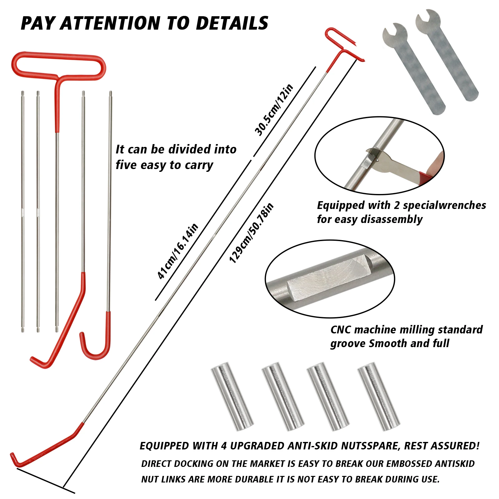 Professional automotive tool kit inflatable air pump automotive windows open fixed fixture assembly tools long auto parts