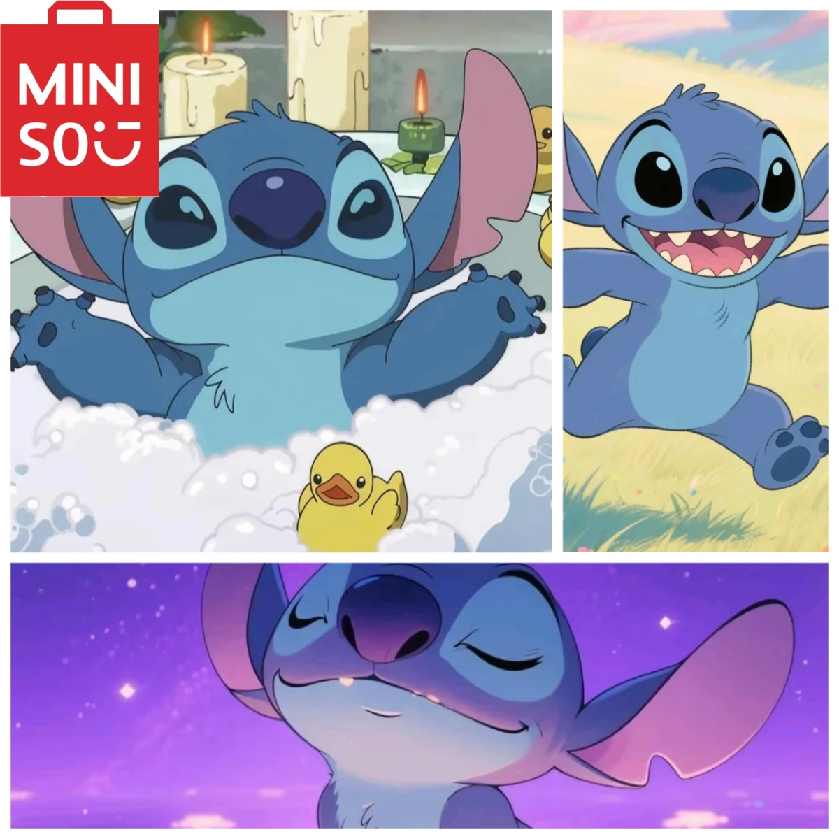 

MINISO DIY картина маслом по номерам Disney Star Babies Stitch милое украшение дома настенный декор для гостиной Marvel подарок рамки