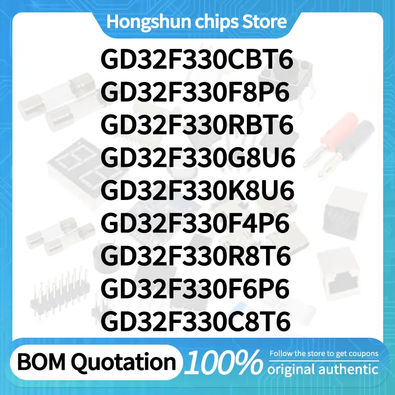

GD32F330CBT6 GD32F330F8P6 GD32F330RBT6 GD32F330G8U6 GD32F330K8U6 GD32F330F4P6 GD32F330R8T6 GD32F330F6P6 C8T6 Standard version
