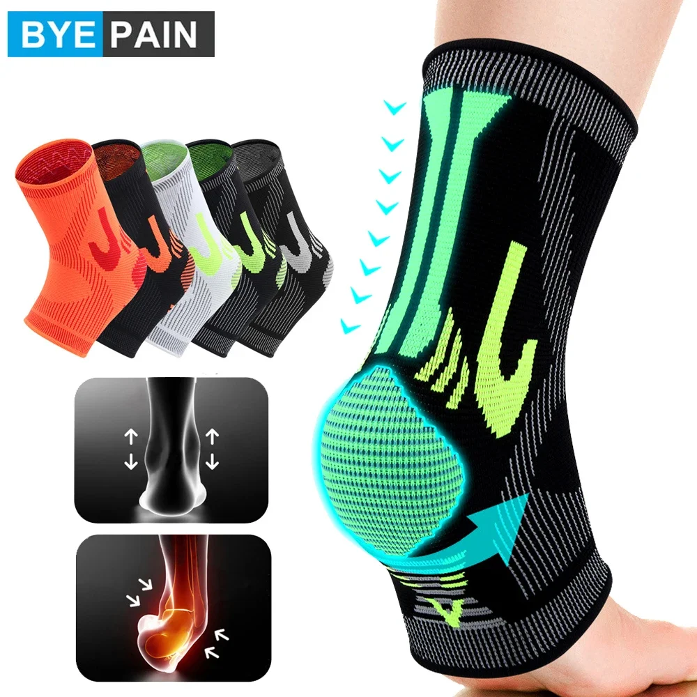 

1Pcs Sports Ankle Support Brace, Ankle Compression Sleeve, Foot Support Brace for Pain, Plantar Fasciitis Socks for Running