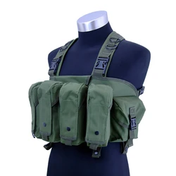 FX-Outdoor Tactical Chest Rig, Airsoft Hunting Vest, Molle Pouch, Simple Military ACU, Magazine Pouch, High Quality