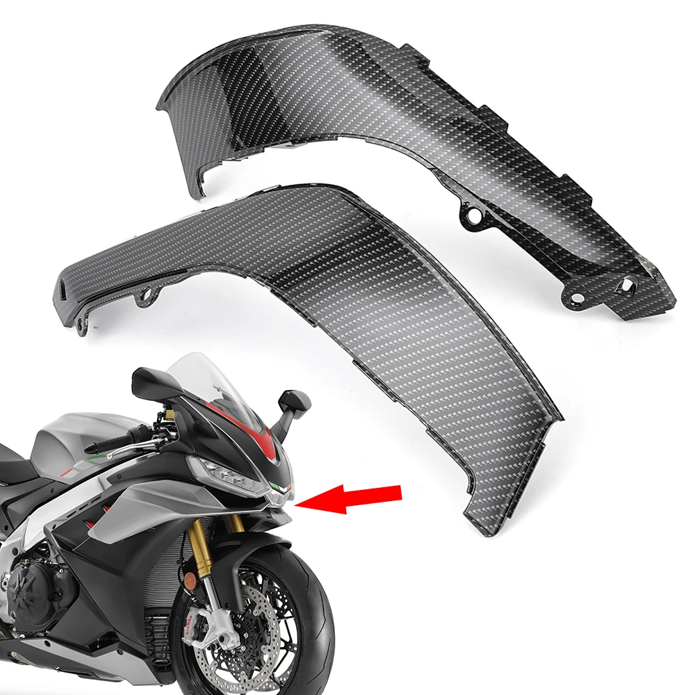 

RSV4 Front Headlight Spoiler Under Fairing Cover Lower Panel Wing Part For Aprilia RSV4 2021 2022 2023 2024