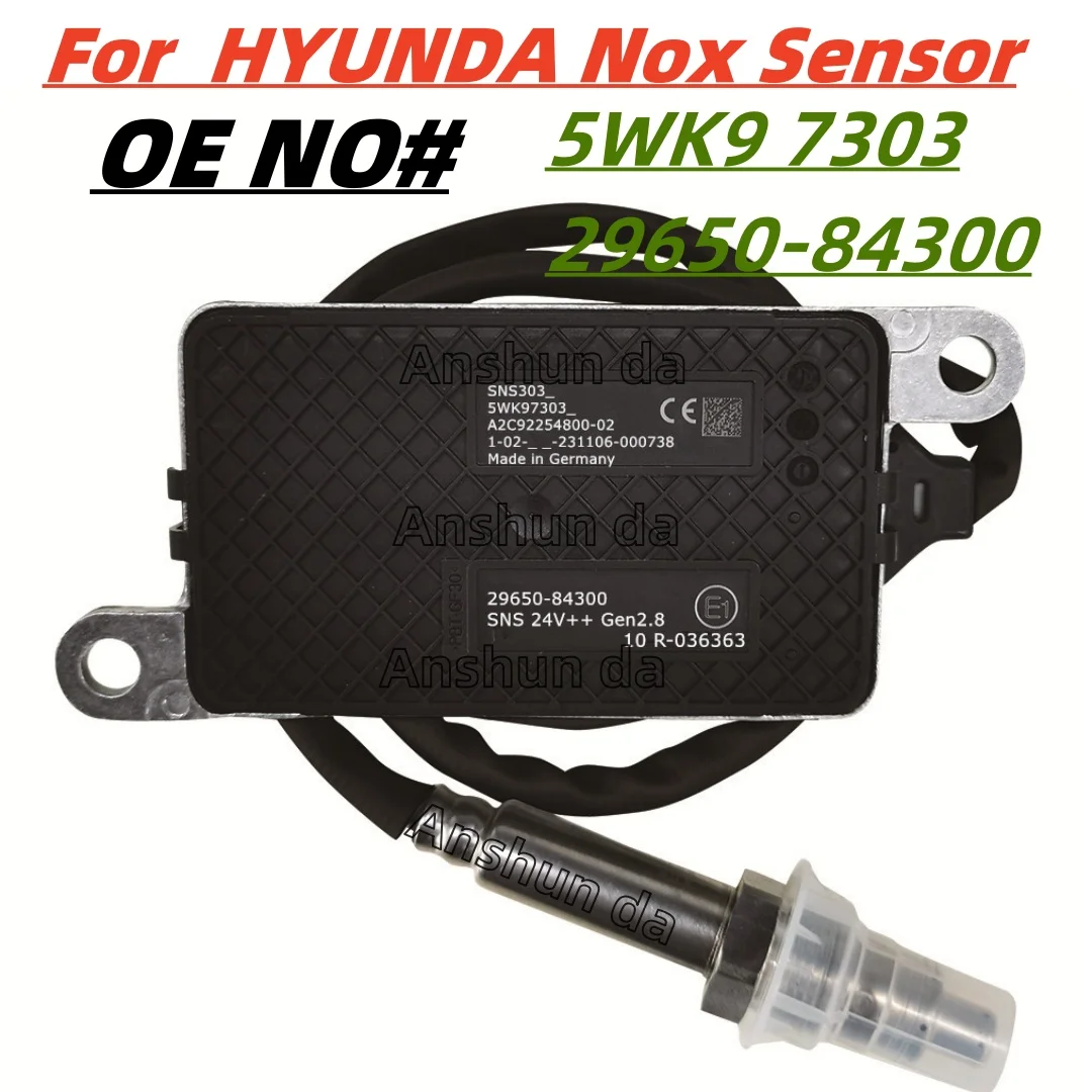 NEW 5WK97303 2965084300 29650-84320 5WK9 7302 Nitrogen Oxide NOx Sensor 24V For HYUNDAI truck