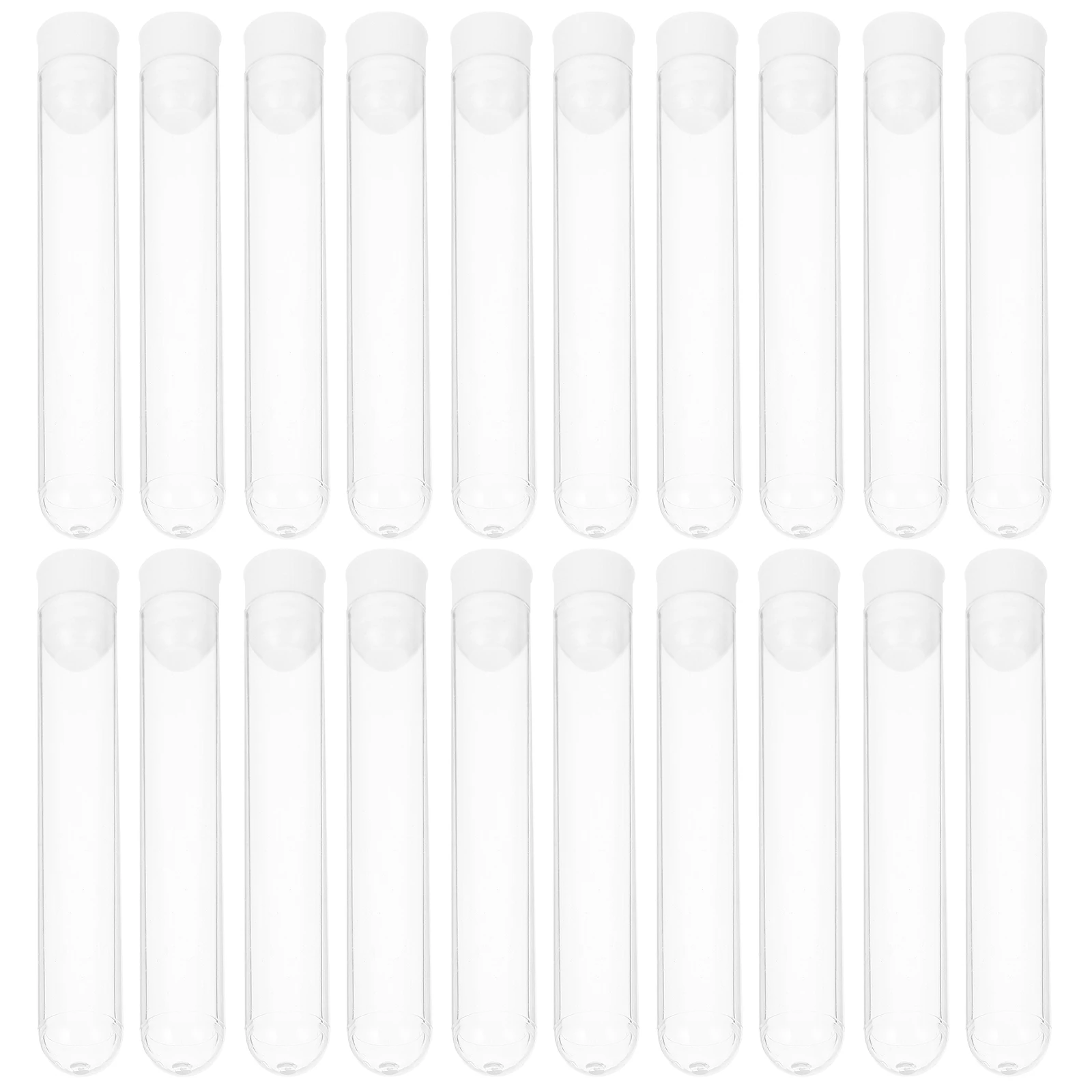 

50pcs test tubes clear plastic tube eco friendly leakage proof containers lotion bottle small for travel