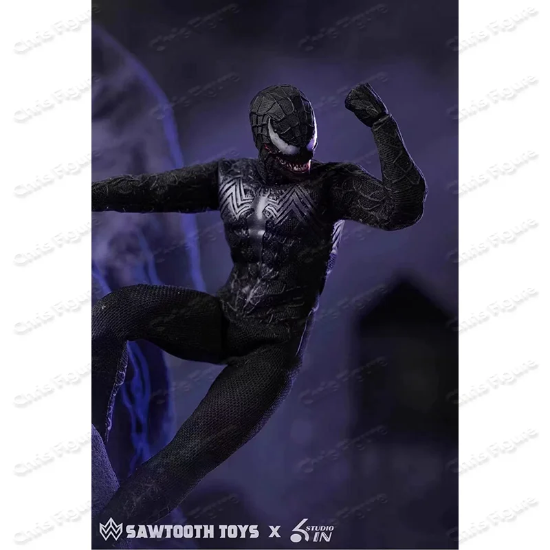 

In Stock Original SAWTOTH TOYS 6in Studio STM-20251 1/12 Venom Symbiosis Variant Action Figure Toy Collection Gift