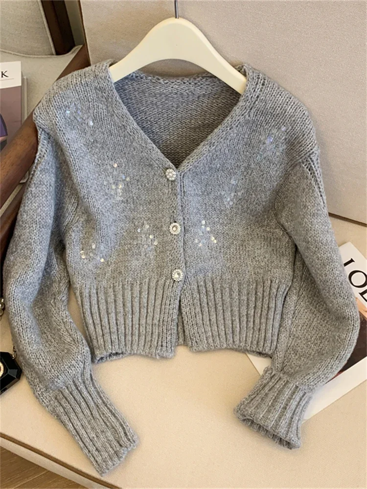 Women Sweater Womens Winter Sweaters Cardigan Traf Female Knitting Overszie Long Sleeve Loose Knitted Outerwear Ropa De Mujer