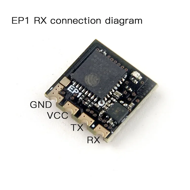 HappyModel ExpressLRS ELRS 2.4G RX SX1280 Nano Long Range Receiver PP EP1 EP2 RX 10X10mm for RC Airplane FPV Long Range LR4 LR7