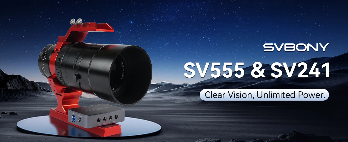 Svbony SV555 Set F/4,5 Vollformat 3-Gruppe 5 Stück Petzval Astrographs APO Astrofotografie mit SV241 oder SV226 – Detail 1