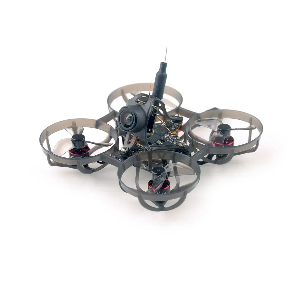 HappyModel Mobula6 2024 FPV Drone - 1S 65mm Micro Whoop Quadcopter المدمج في المسلسل ELRS 2.4 جيجا هرتز RX 800TVL 400 ميجاوات 0702 KV28000