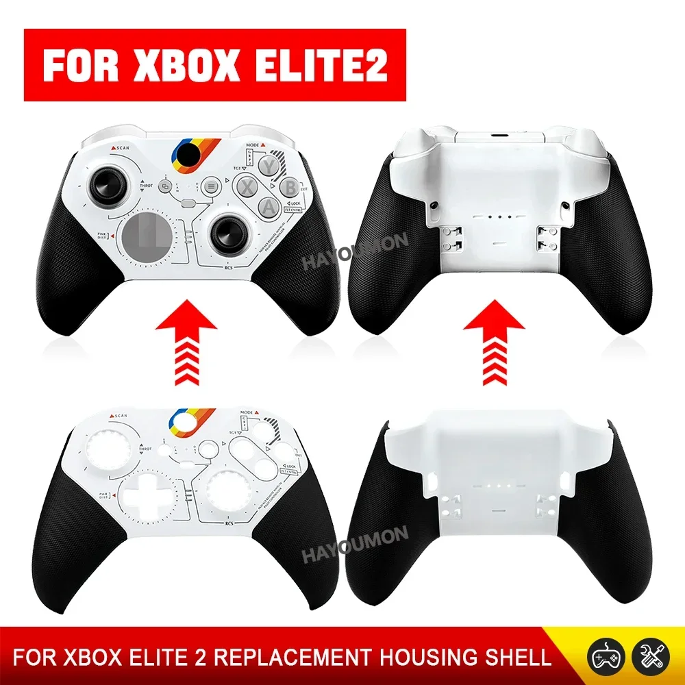 

Сменный корпус для контроллера Xbox Elite Series 2 (2-го поколения), DIY-комплект для самостоятельной сборки, задняя крышка, аксессуары для замены.