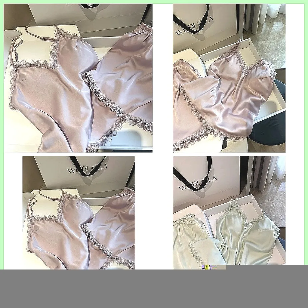 

Женский летний атласный пижамный комплект: сексуальные шорты на бретельках с V-образным вырезом и кружевом, со вставками для груди