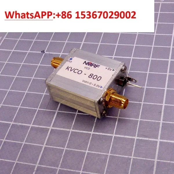 

750-900MHz RF, microwave, VCO, can be used for sweep signal source, SMA interface