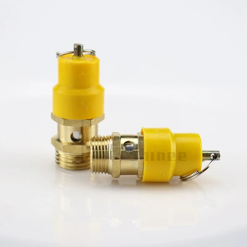 1/10PCS 1/4'' 3/8' 1/2' BSP 1/3/4/5/6/7/8/10KG Air Compressor Safety Relief Valve Pressure Release Regulator For Pressure Piping image 5