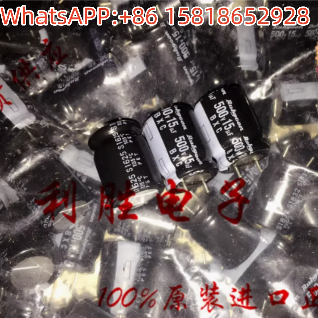 

5pcs 15UF 500V Japan Ruby Capacitor 500V15UF 16*20 BXC High Frequency Low Impedance Short Pitch
