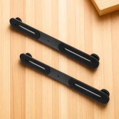 

Flash Bracket Dual Mic Mount Adjustable Holder Extension for Microphone Stand Camera