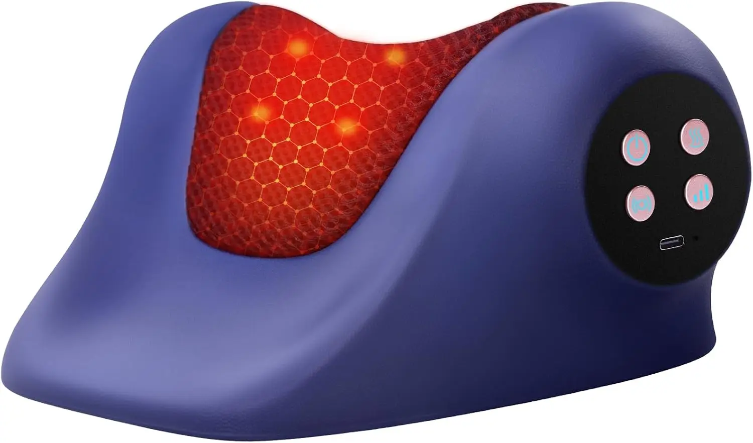 

Регулируемое устройство для вытяжения шеи с 3 режимами и подогревом, беспроводная портативная подушка для выравнивания шейного отдела позвоночника для облегчения боли в челюстно-лицевой области