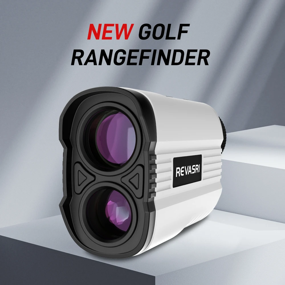 REVASRI Mini 1300 Yards Golf Rangefinder with Flag Locking Vibration Function 6x Magnification USB-C Charge for Ladies Golfers