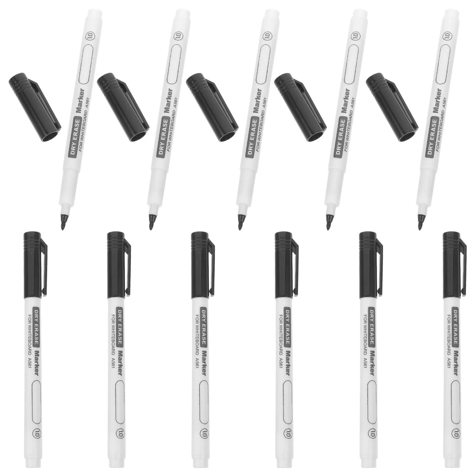 

12Pcs Whiteboard Marker Pen Long Lasting Dry Erase Set for Classroom Office School Teacher Writing Pen Whiteboard Marker Set