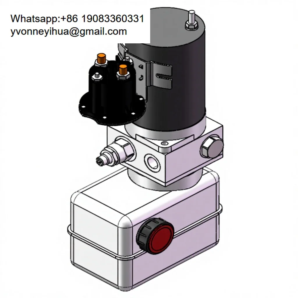 

Reversing Fan Hydraulic Power Unit 2200PSI 0.8KW Micro Hydraulic Station Special For PReversing Fan 12V 24V 48V