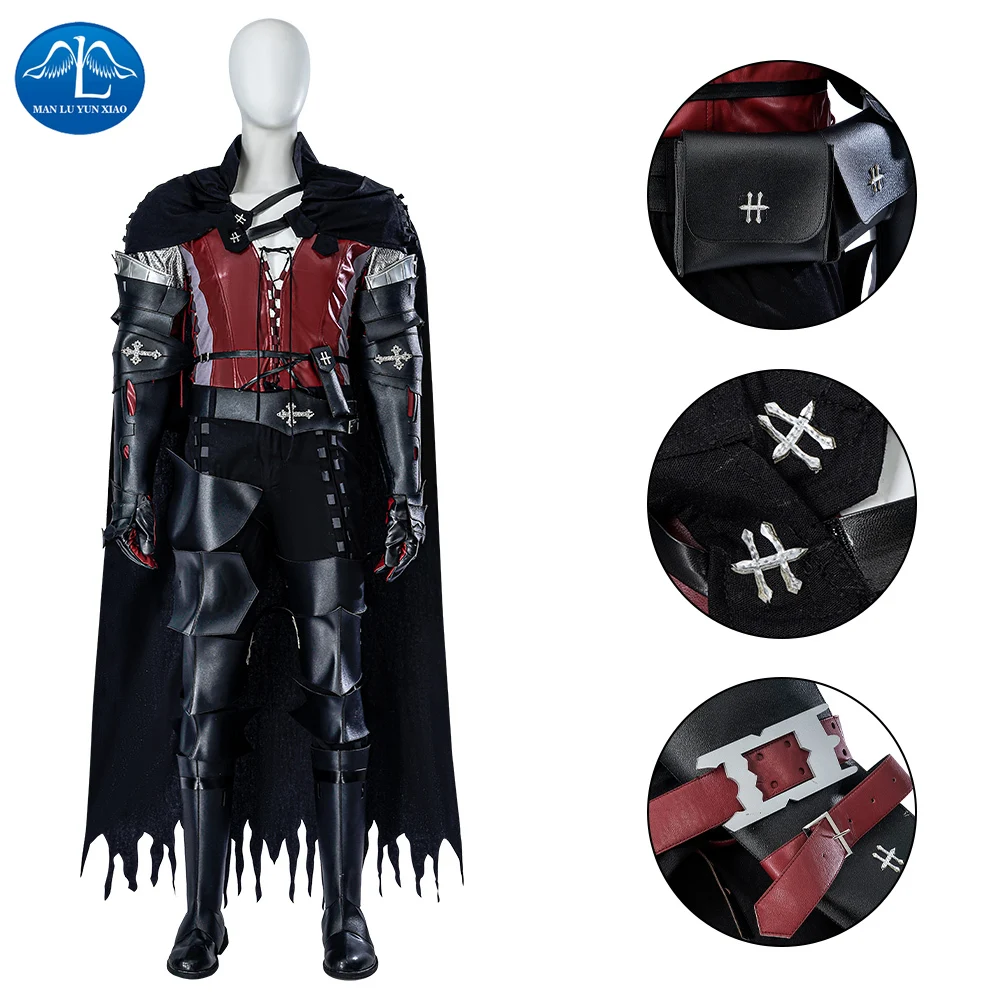 

Manluyunxiao FF16 Clive Rosfield Cosplay Custome Clive Top with Pants Halloween Costumes for Men