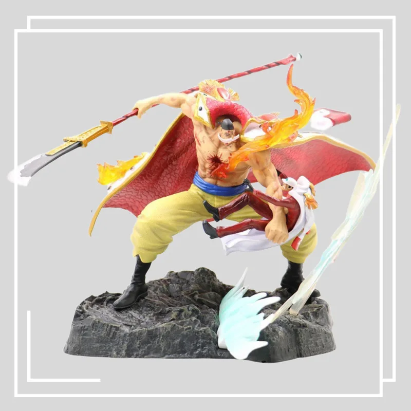 

Bandai One Piece Whitebeard GK Статуя Summit War Fury Father Аниме Модель Фигурка Коллекционная игрушка Подарок Лучший подарок для друга