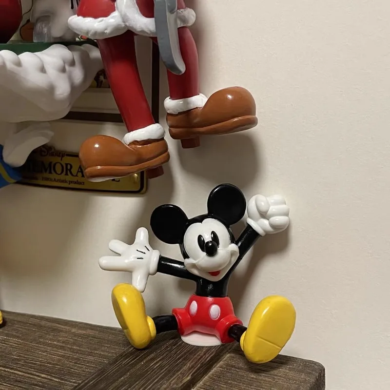 NEW  Mickey Minnie Kawaii Cute Cartoon Miaomiaowu Desktop Figure Ornament Doll Living Room Room Decoration Toy Gift Wholesale