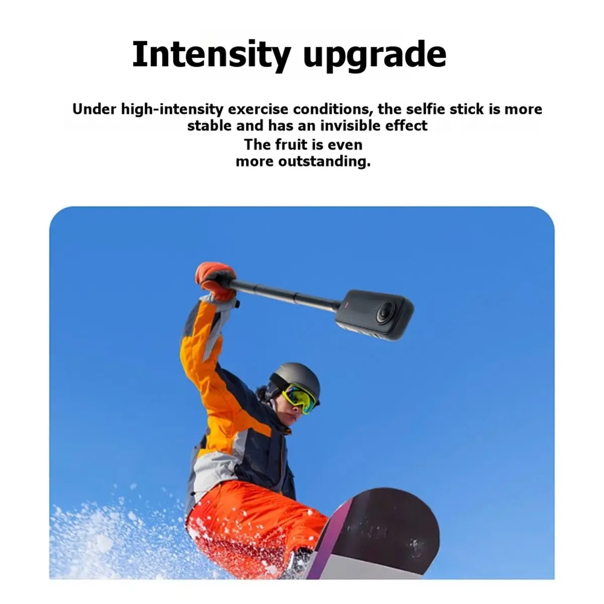 Ski Pole Mount for ONE X5/ONE X4 Snowboarding 360 Camera Extension Bracket