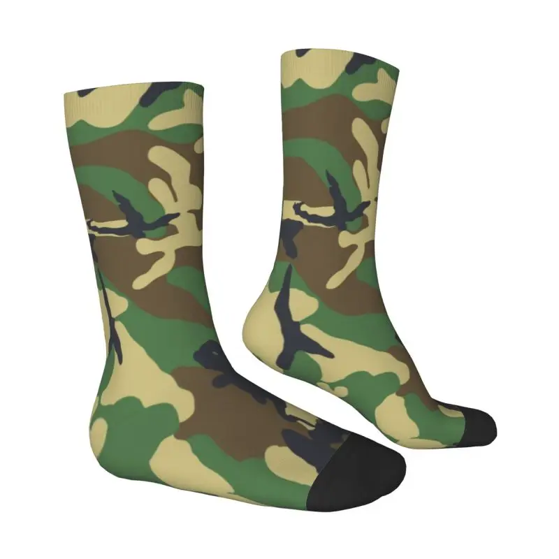 Calcetines de camuflaje militar para hombre y mujer, medias cálidas con estampado 3D, estilo militar, Fútbol