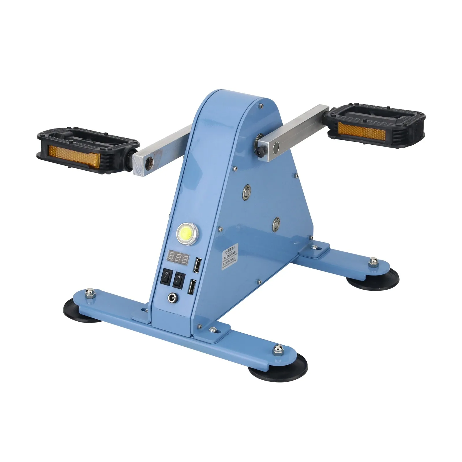 100W Portable Foot Pedal Generator Pedal Power Bike Generator for Power Generation Charging Lighting Fitness