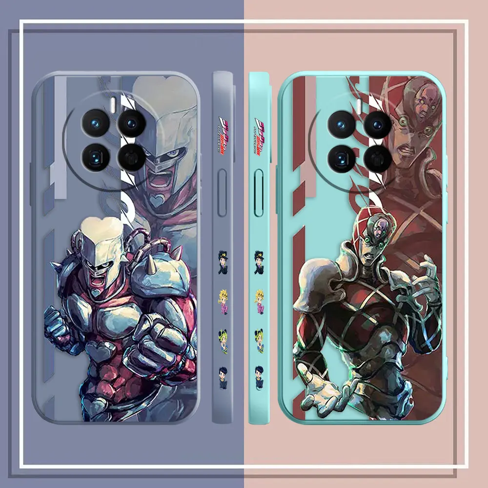 Mange JoJo's Bizarre Adventur Phone Case For Huawei MATE 10 20 20X 30 40 50 P20 P30 P40 P50 P60 PRO PLUS Colour Liquid Case