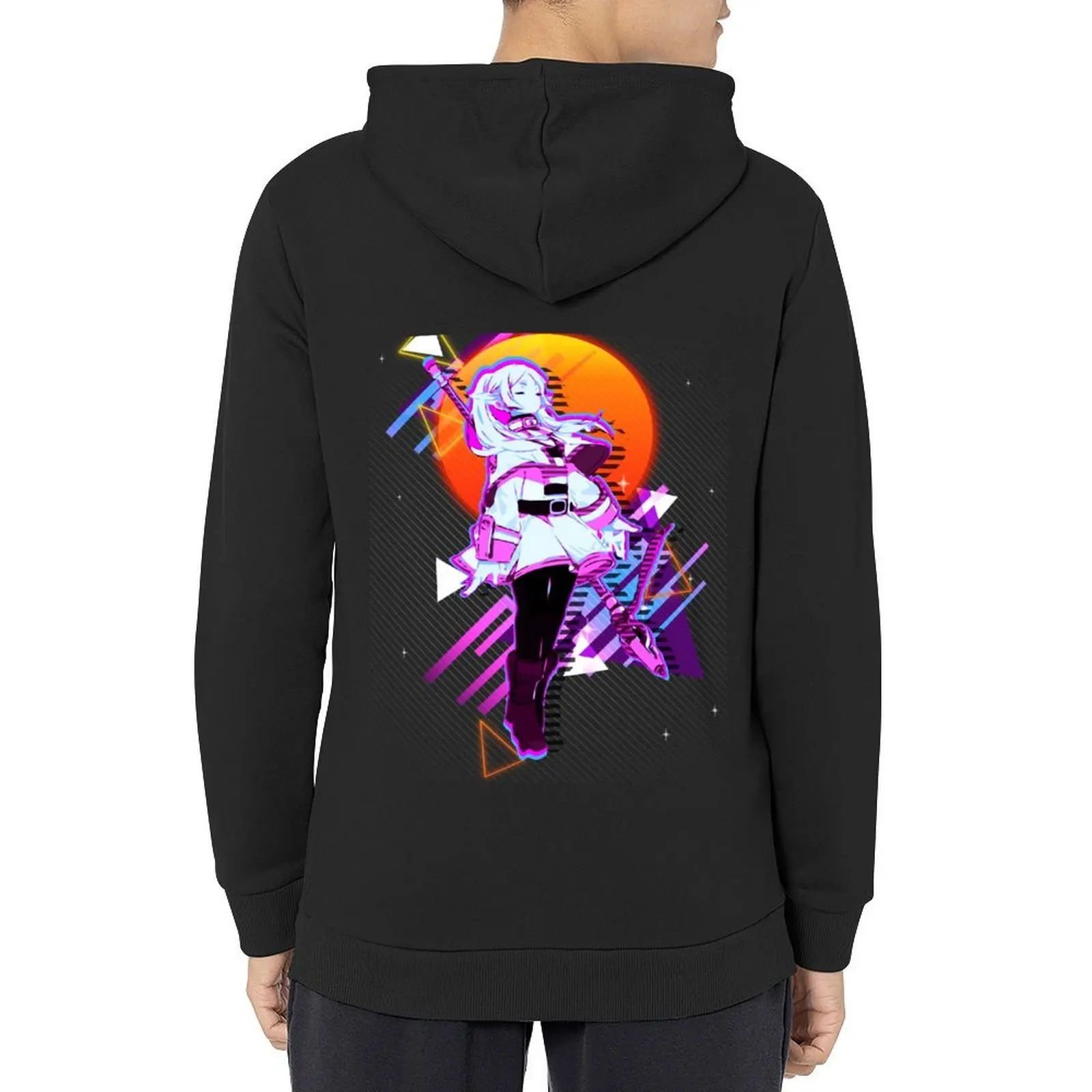 

Sousou no Frieren - Frieren (80s Retro) Hoodie mens clothing hooded shirt anime clothing men's coat new in hoodies & sweatshirts