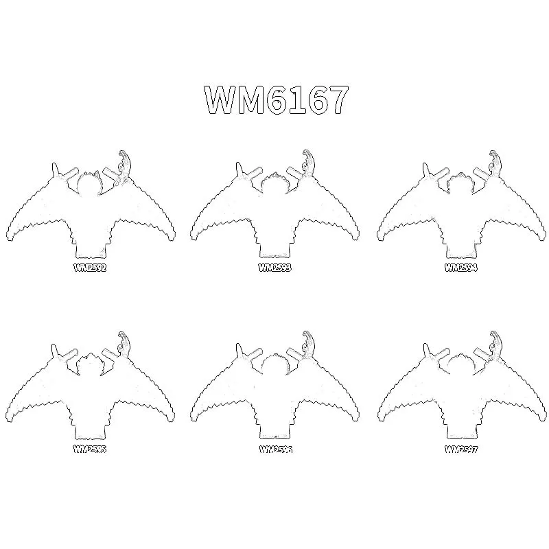 

Cartoon Anime models Figures WM6167 WM2592 WM2593 WM2594 WM2595 WM2596 WM2597 Educational Toys