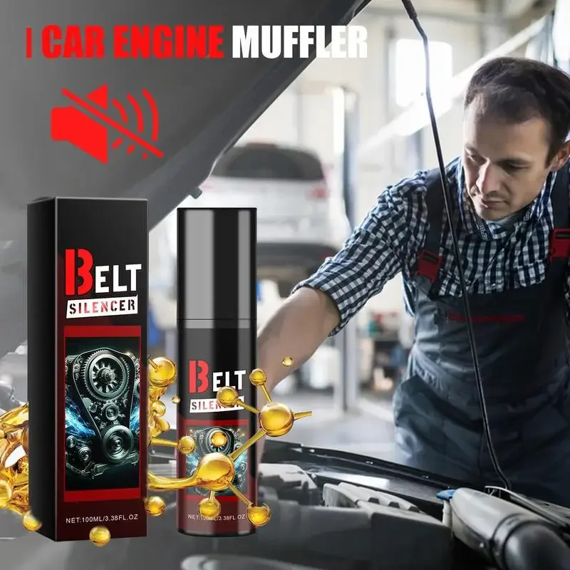 

100 мл спрей для заправки ремня двигателя автомобиля, автомобильный спрей для продления ремня, спрей для продления ремня автомобиля, смазка от шума ремня