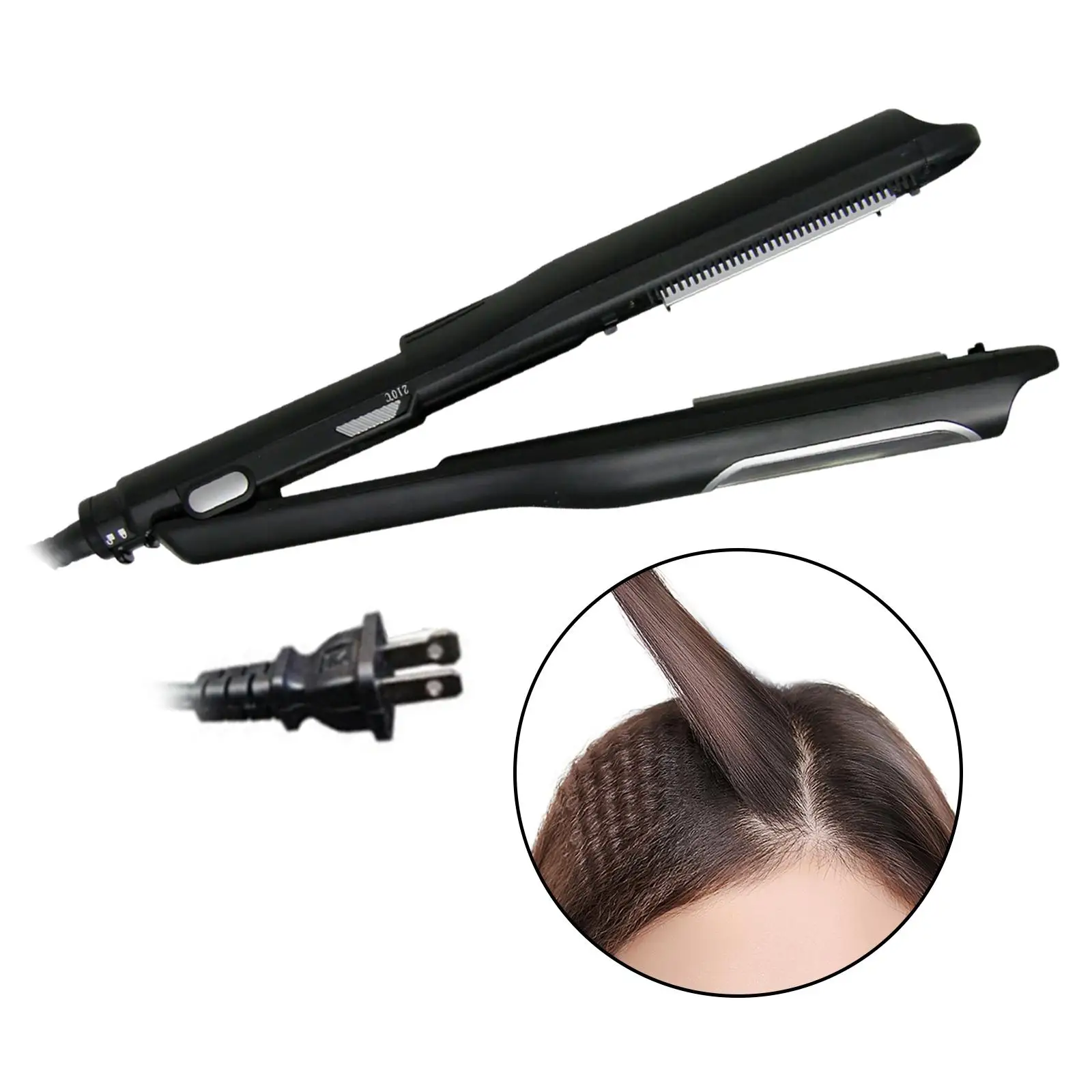 ครีมบำรุงผมหมุนได้แบบมืออาชีพเป็นลอนที่ดัดผมอัตโนมัติมีอุณหภูมิปรับได้2ระดับ250 °F ถึง450ประเภท ° ป้องกันการลวกและปิดอัตโนมัติ