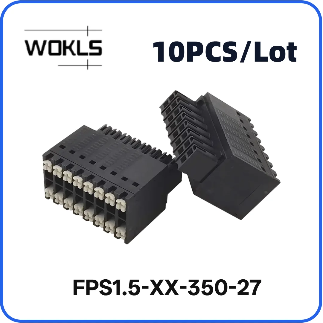 10Pcs 3.5mm Double Layer PCB Plug-in Terminal Block Industrial Wire Connection Connector