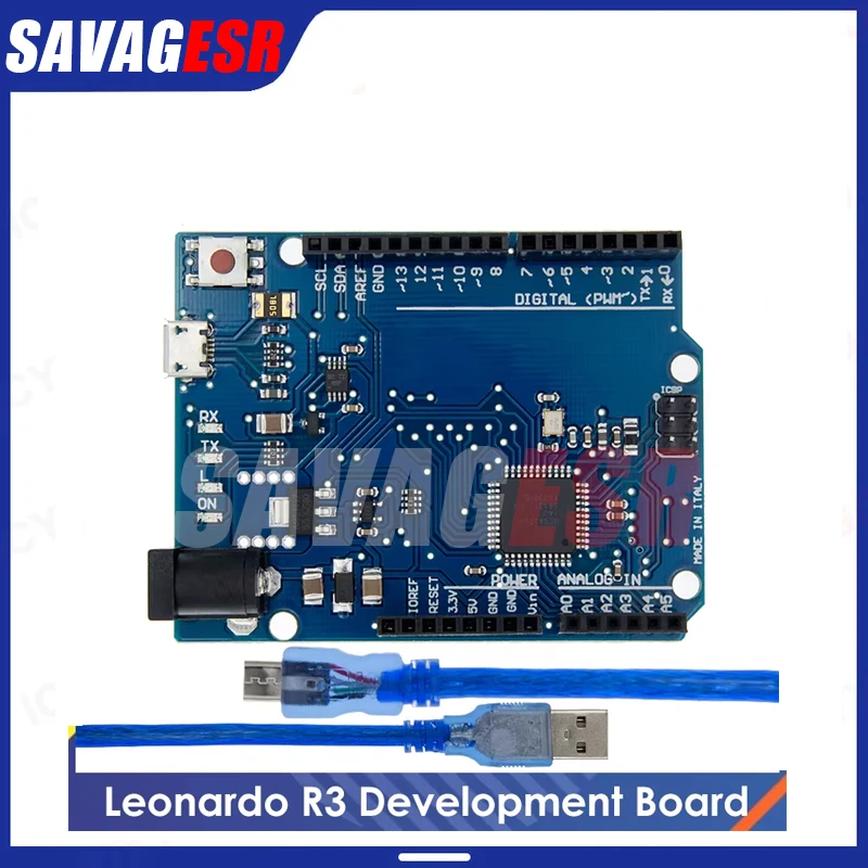 Leonardo R3 Microcontroller Original Atmega32u4 Development Board Or With USB Cable Compatible For DIY Starter Kit