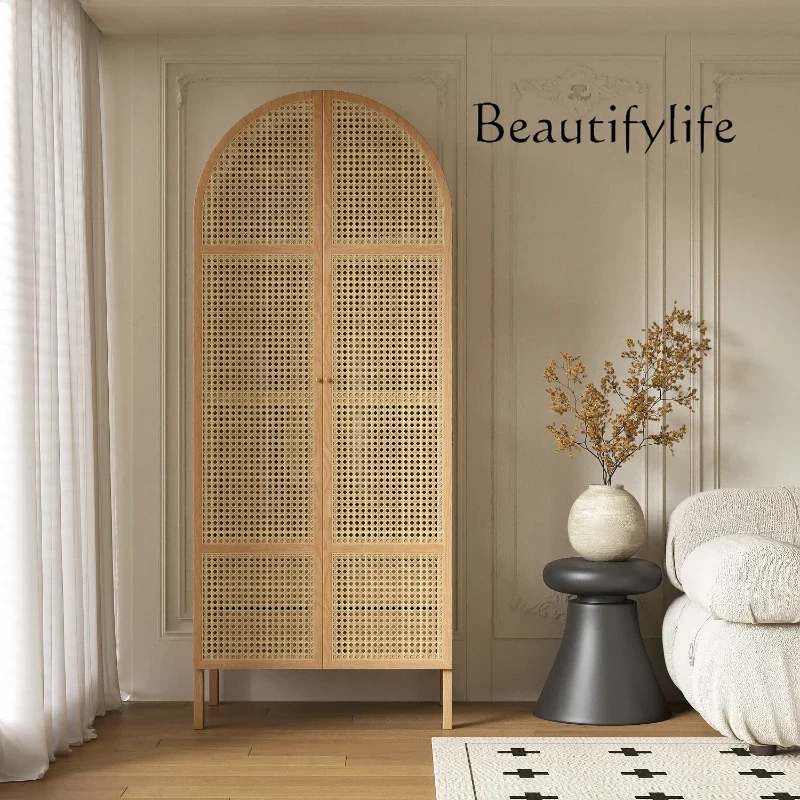 Zl متوسطة الروطان خزائن تخزين المحمولة ملابس حريمي خزائن خزانة غرفة النوم المنظم مفتوحة Armario دي روبا أثاث غرفة نوم