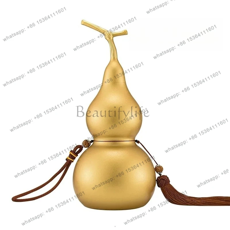 

Gourd ornament open hollow living room home entrance decoration housewarming gift designer model