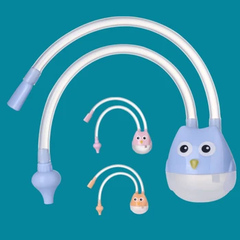 비강 흡입기 코 클리너, 아기 입 흡입, 역류 방지 실리콘 흡입 파이프, 아기 건강 관리