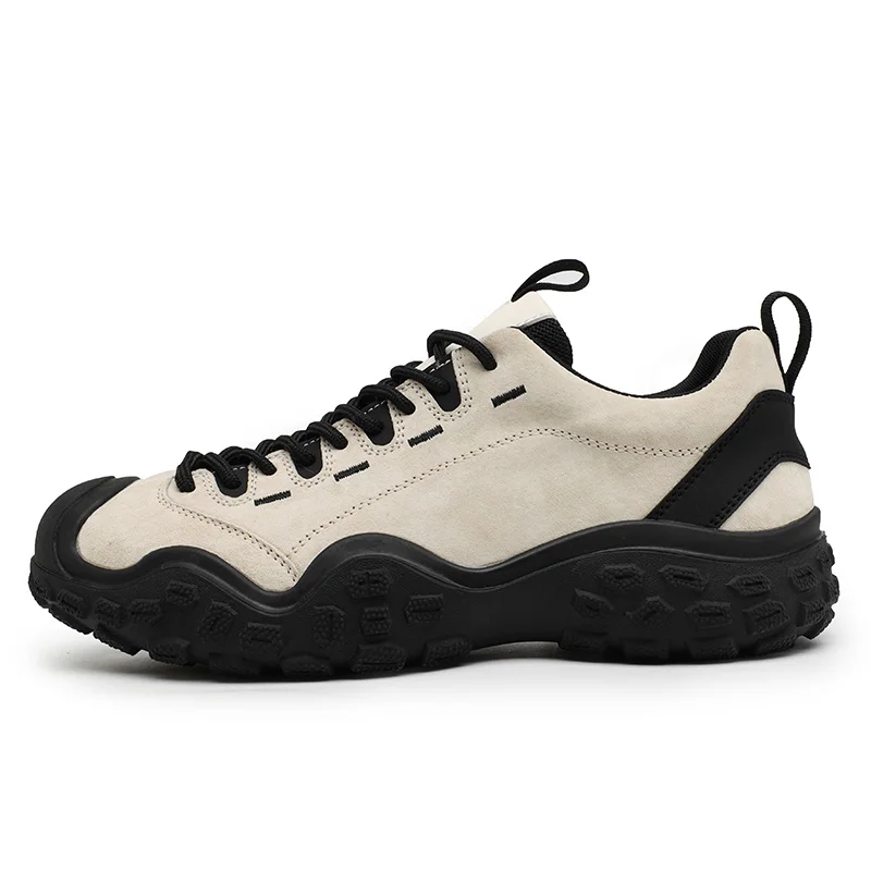 

2025 New Arrival Leisure Anti Slip Hiking Workwear Shoes Anti-Slippery Climbing Shoes Men Hard-Wearing Travel Shoes